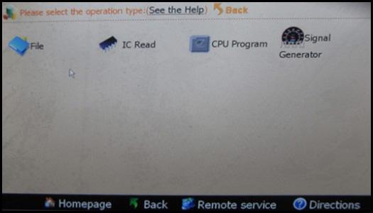 Digimaster iii-please select the operation type Digimaster iii-please select the operation type