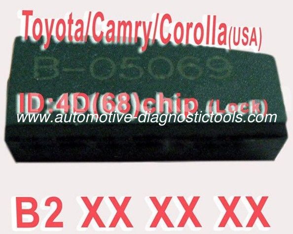 Toyota / Camry / Corolla 4D68 Duplicable Chip B2XXX Auto Key Transponder Chip