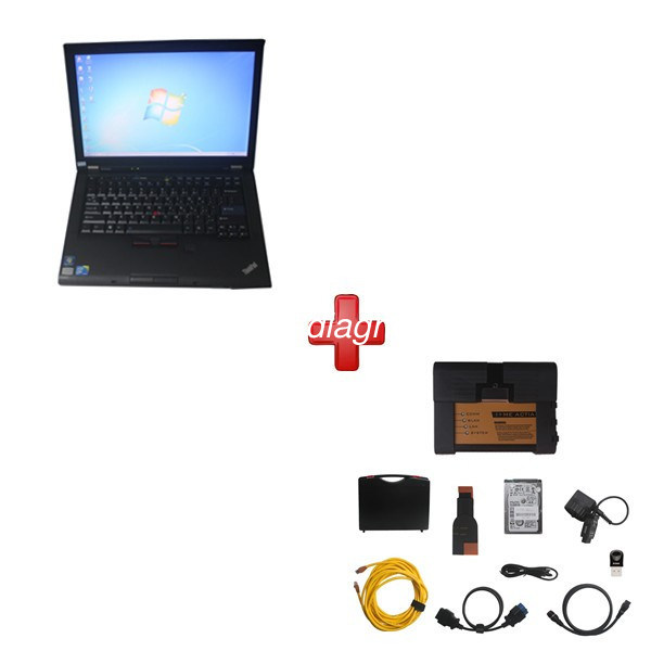 Super BMW ICOM A2 BMW Diagnostic Tools With 2017.3V HDD Plus Lenovo T410 Laptop Support Multi ...