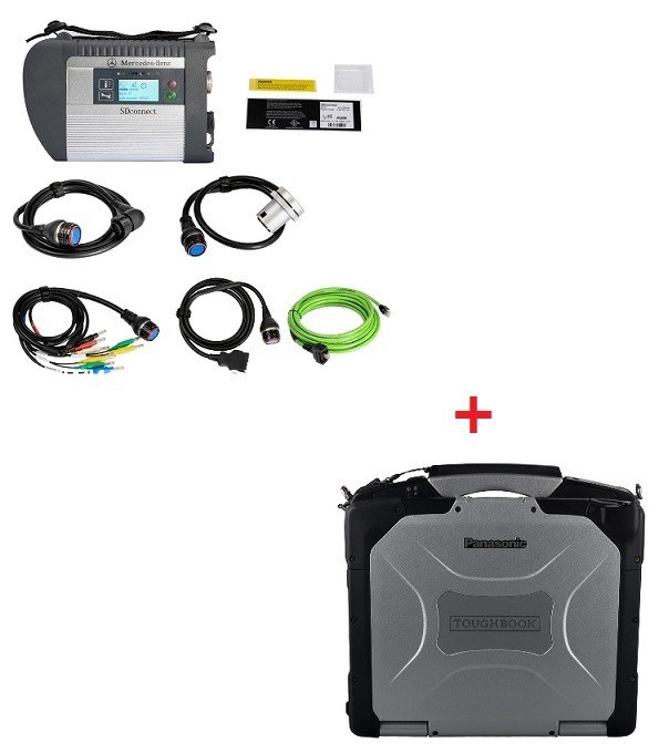 V2019 MB Star SD C4 Mercedes Benz Diagnostic Tool Plus Panasonic CF30