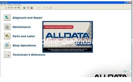 Alldata V10.52 Automotive Diagnostic Software For Cars / Light Trucks