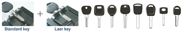 standard key and laer key