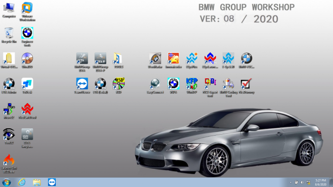 2020.8V BMW ICOM A2 BMW Diagnostic Tool With Dell E6420 Laptop I5 CPU 4G RAM Ready To Work 1