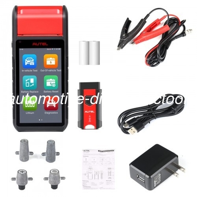 Touchscreen Battery Tester Auto Electrical System Analyzer Autel MaxiBAS BT608E OBD2 Scanner Built-In Printer for 12V