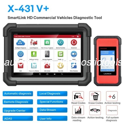 Good price LAUNCH X431 V+ SmartLink HD Heavy Duty Diagnostic Tool For 12V /24V Trucks online