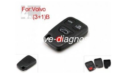 Volvo Remote Shell 3+1 Button Volvo Key Case / Car Key Blanks for Volvo