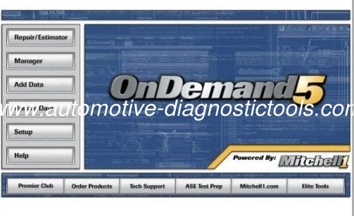 Mitchell On Demand 5 Car Diagnostic Software Tool for BMW, Audi, Acura, 