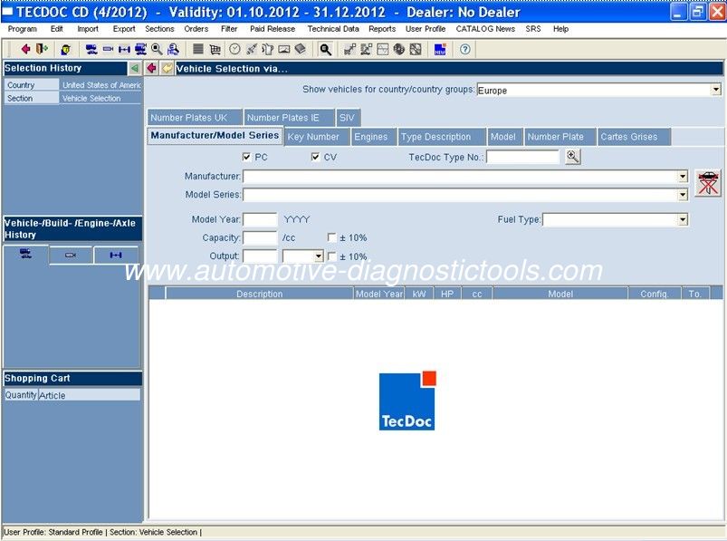Tecdoc Tec.Doc Epc Spare Parts Catalogue 04/2012 Automotive Diagnostic Software