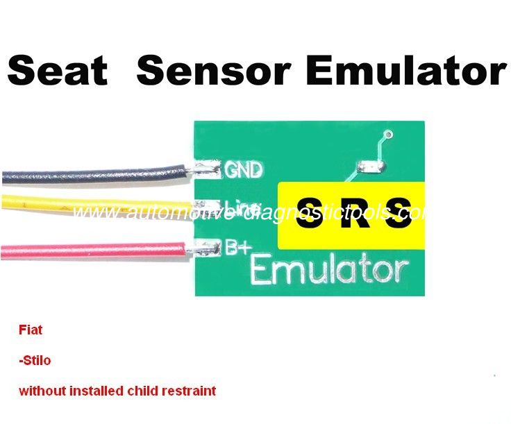 High Efficiency SRS 4 Fiat Seat Sensor Emulator for Car Repair Troubleshooting