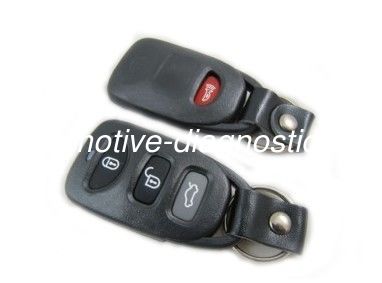 3+1 Button Kia Remote Key Shell, Plastic Car Key Blanks For Kia With Custom Logo