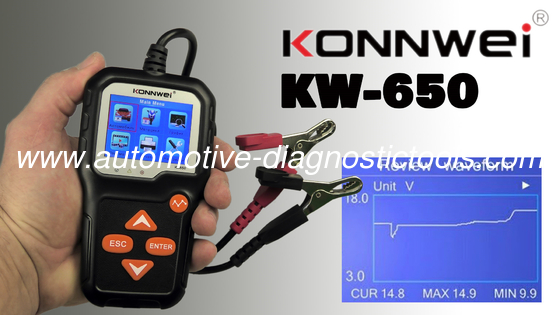 Good price KONNWEI KW650 Battery Tester 6V-12V Car Motorcycle Battery Tester online