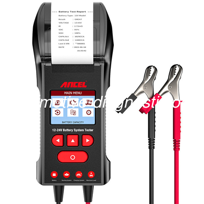 Good price Ancel BT600 Battery Tester Support 12v And 24v Build In Printer online