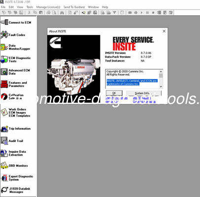 Good price Cu-mmins INSITE 8.7 Software 8.7 Pro Version online