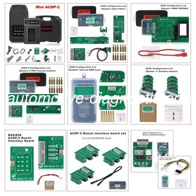 Good price [Yanhua ACDP-2 BMW Full Package] Yanhua ACDP-2 Full Kit for BMW Key Programming Cluster Correction with All Modules & Free Bench Board B48/N20/N55/B38 online